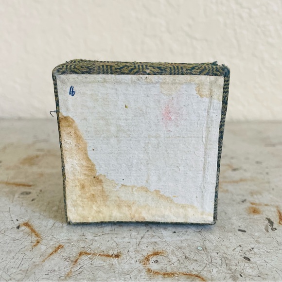 Vintage Red Chinese Seal Paste & Ceramic Paste Container with Blue Dragons - Picture 10 of 11